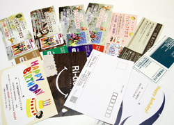 DM・はがき・チケット